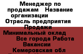 Менеджер по продажам › Название организации ­ Snaim › Отрасль предприятия ­ Продажи › Минимальный оклад ­ 30 000 - Все города Работа » Вакансии   . Кемеровская обл.,Ленинск-Кузнецкий г.